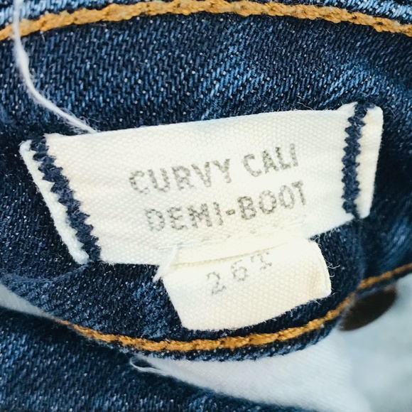 Madewell High Rise Blue Jeans Flared - Picture 4 of 8